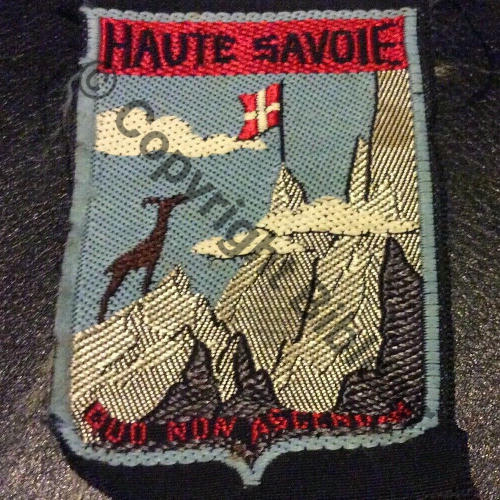 Grpt HAUTE SAVOIE Centre de service PETIT DE MIRBECK (CDT) ST PIERRE DE RUMILLY PERIGUEUX Tissu 7.5x5 Src.vici1916 25EurInv 